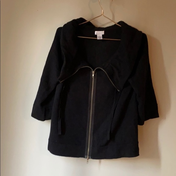 oliver & james Sweaters - Black zipper cardigan
